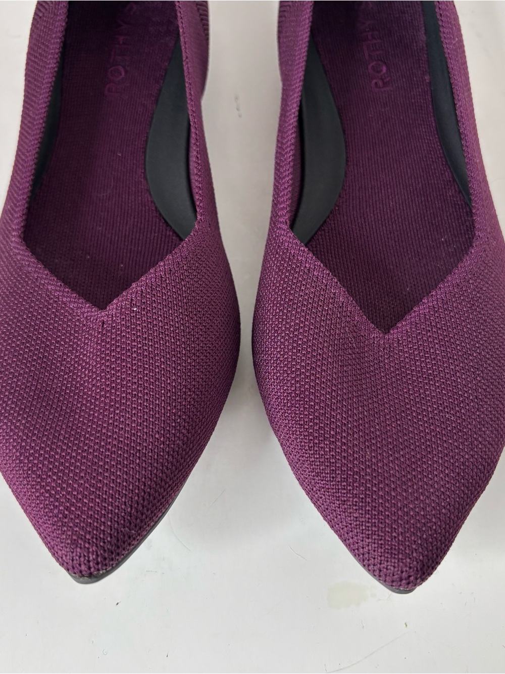 Rothy's Women's The Point Flat Pointed Toe Size 9 Orchid Purple - Picture 5 of 13